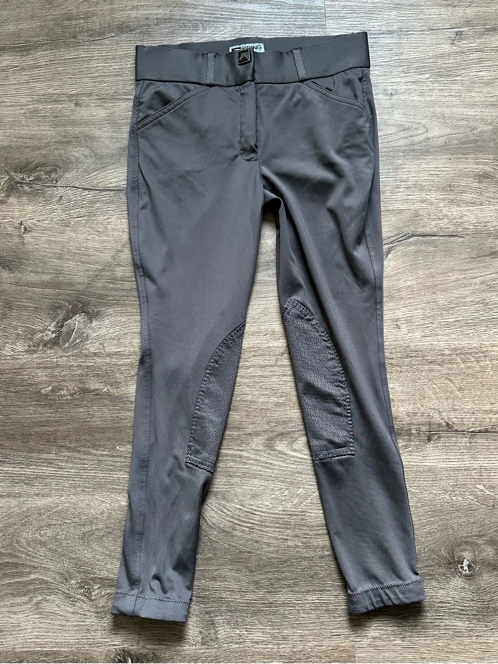 Riding Sport Charcoal Gray Equestrian Riding Breeches Pants